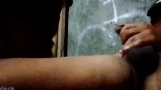 Pinoy can't sleep without masturbate handjob skill cum ending