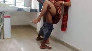 House clean time sex by kamwali bai