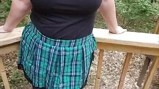 Hotwife is home alone and needs a strange cock