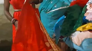 Bihari Village Bhabhi ki Saath romance dress change in Home