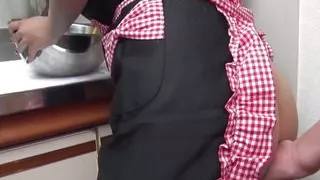 Japanese mature milf with big natural tits cheating with her workmate