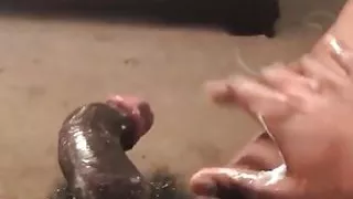 Ronaldo gets bored at home plays with his dick