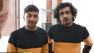 Sweet Vickie Flashes Her Pussy To Two Hot Guys Who Seem To Know How To Give Her A Proper Fuck - BRAZZERS