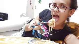 I get so horny being single that sometimes I fuck veggies and then eat them without washing my cum off