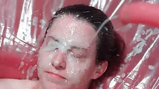 Another FAKE cum bukkake compilation