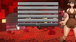 HornyCraft Minecraft Parody Hentai game PornPlay Ep.29 netherworld demon girl is too hot for Steve