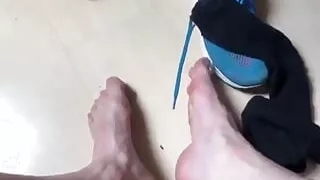 Füße, Fetischsex, Schwuler Sex, Schuhe, Solo, Jung