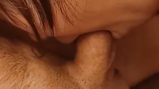 Japanese 18 year old Tinder date girl licked big dick at hotel room Interracial blowjob compilaton