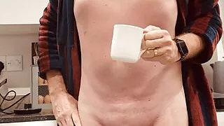 Bath, Bathroom, Dad, Naked, Shaved Pussy, Shaving