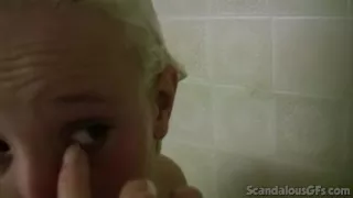 Jewel Blowjob and rubbing in Shower