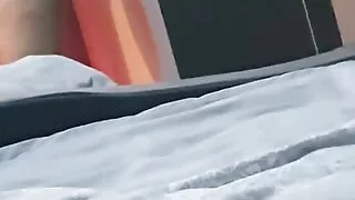 Step mom naked with tattoo goes into step son bed