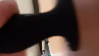 fucking my self with huge dildo