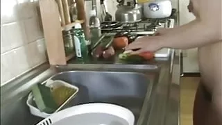 Japanese Masturbating Hairy Pussy Hard with Carrot