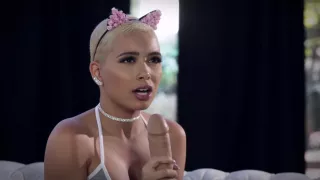 Double Headed Dildo Delight with Honey Gold