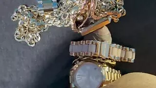 three rose gold MK wristwatches.