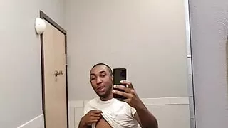 Miguel Brown in bathroom shows off boxers video 16