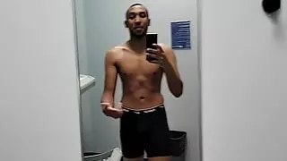 Miguel Brown in only boxers in the mirror video 11