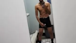 Miguel Brown mirror abs boxers video 12