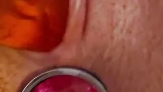 Tight Wet Pussy Play Plugged