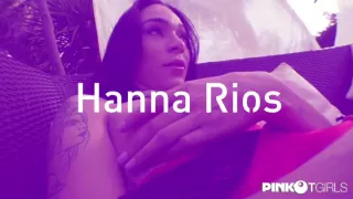 Hanna Rios gets it sucked in the garden - Pinko TGirls