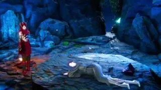 Beauty princess get fuck in the cave -Hentai 3D uncensored v390