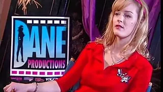 Horny man bangs his young blonde girlfriend on the kitchen table