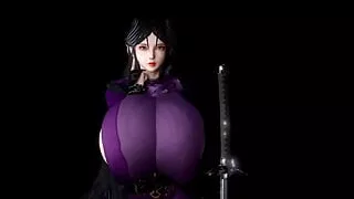 Minamoto Raikou - Sexy Dance (3D HENTAI)
