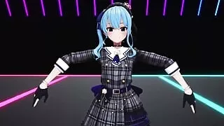 Hoshimachi Suisei - Sexy Dance (3D HENTAI)