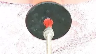 Closeup machine ass fuck