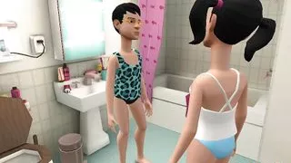 My Step Sister Want to Fuck During Alone at Home Hindi