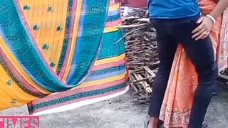 Busty Housewife Gets Fucked in outdoor.