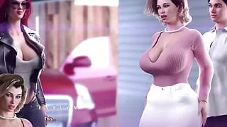 Apocalust #4 - Evelyn Saw How Shanice Got Fucked... Cloe and Kendra Had a Moment... Evelyn Got Fucked in Front of the Car.