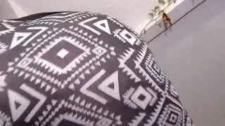 719 Giantess Finds Man Pinned by Her Huge Panties and Plays with Him. Feet and Ass and Big Panties