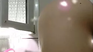 ---superb Blonde Babe With A Nice Ass And Stunning Body Enjoys Having Solo---