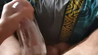 Play and cum with m'y New toy