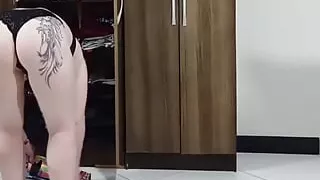 My wife fucking without a condom and getting cum inside a stranger