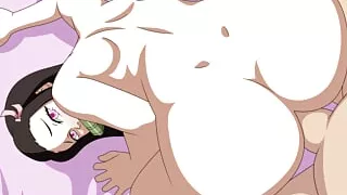 Demon Slayer Nezuko Kamado sex anime cartoon hentai missionary doggystyle Mitsuri Kanroji Tanjiro SHINOBU japanese indian ass