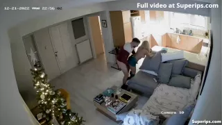 Ipcam British Couple Fucks At Christmas