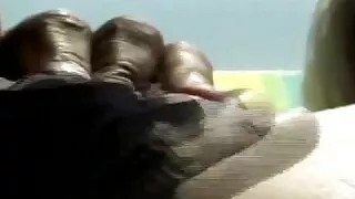 Fabulous Hot Blonde Chick with Amazing Pair of Tits Riding a BBC Outdoors