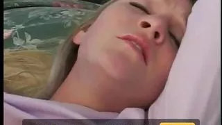 Hot blonde babe getting twat and ass fucked