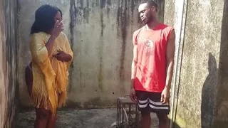 Big Fat Ass Versus Big Fat Cock. Neighbors Battle