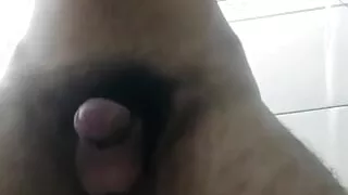 Young having fun with big dildo