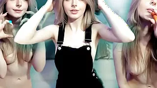 Sexy farmer girl show her naughty naked body