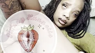 Tiffany Lannette Orgasms from Vibrator Wand Toy