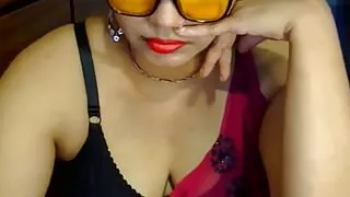 Young boy takes off aunt's sari and fucks her deep in her ass