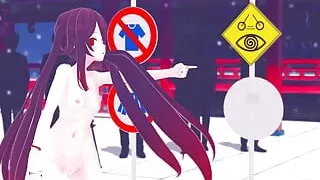 Genshin Impact - Hutao - Full Naked Dancing (3D HENTAI)