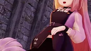Cute Alice - Thighs Sex (3D HENTAI)