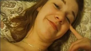 Dominika's first porn casting a brunette teen eager to get