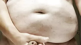 Mollige Frauen, Nahaufnahme, Fett, Schwuler Sex, Kleiner Schwanz, Solo