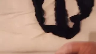 Cumming on one woman's panties